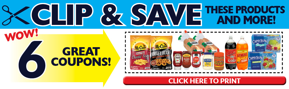 6 Great Coupons!