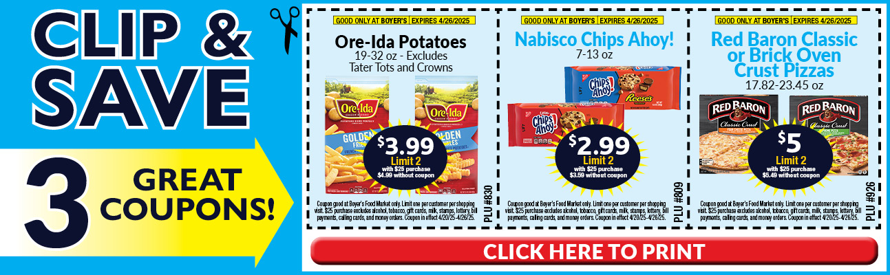 3 Great Coupons!