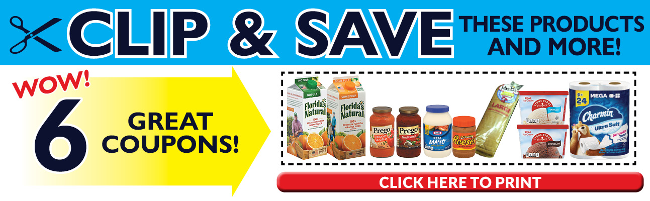 6 Great Coupons!