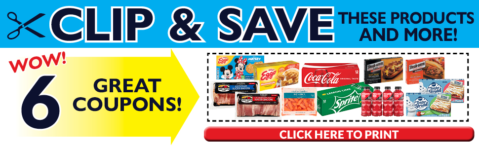 6 Great Coupons!