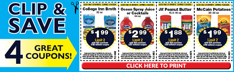 4 Great Coupons!