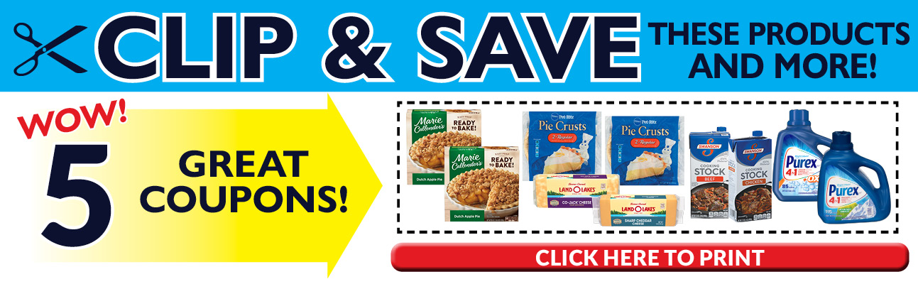 5 Great Coupons!