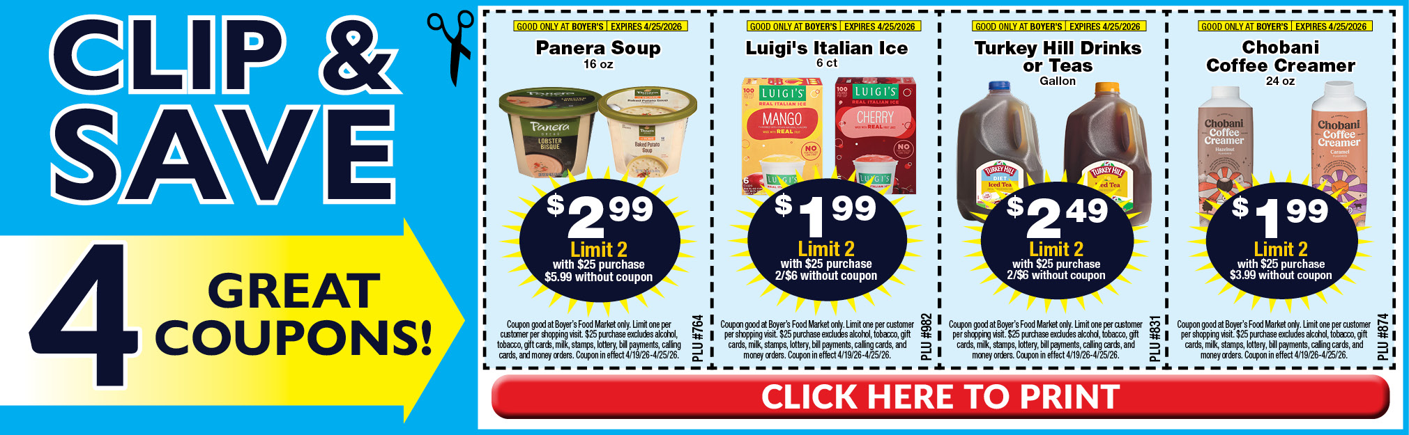 4 Great Coupons!