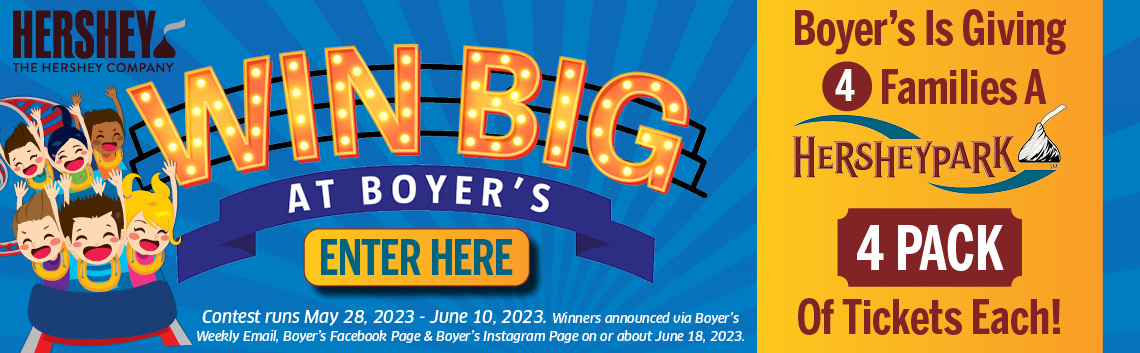 Win Big - Hersheypark Tickets 4-Pack