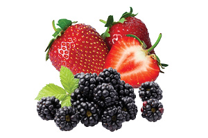 1 lb Strawberries or Blackberry Pints