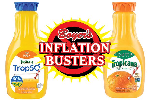 Tropicana Pure Premium or Trop 50 Orange Juices