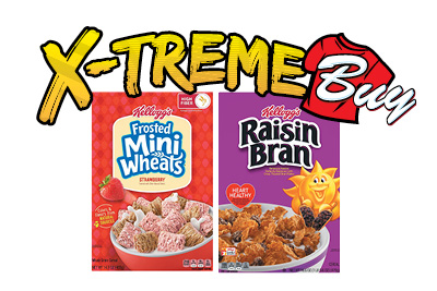 Kellogg's Frosted Mini-Wheats or Raisin Bran Cereal