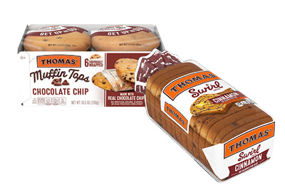 Thomas's 16 oz Swirl Bread or 6 ct Muffin Tops