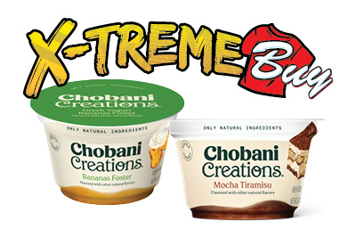 Chobani Flips or Creations Yogurt