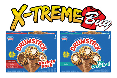 Drumstick, KitKat or OREO Cones