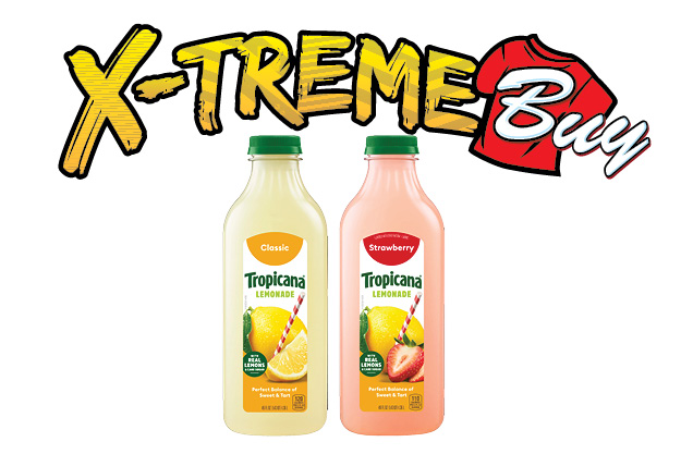 Tropicana Lemonade, Refreshers or Zero Sugar