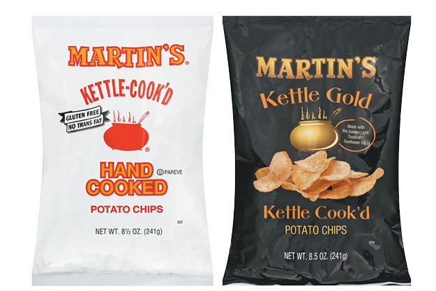 Martin's Kettle Cook'd or Kettle Gold Potato Chips 