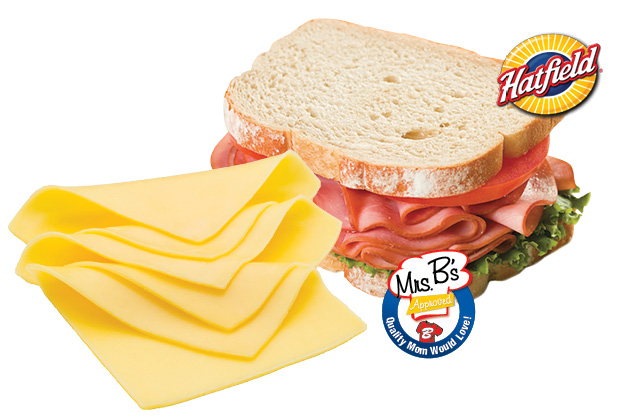 Hatfield Premium Cooked Ham & Mrs. B's White American Cheese 