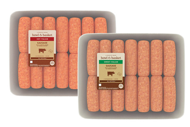 Bowl and Basket Sweet or Hot Italian Sausage