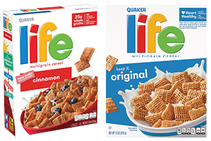 Quaker Life Cereals 