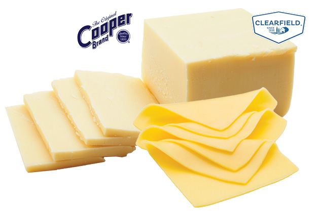Clearfield White American Cheese or Cooper Sharp Cheese