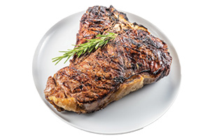 Porterhouse or T-Bone Steaks 