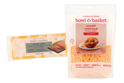 Bowl & Basket Bar or Shredded Cheese 