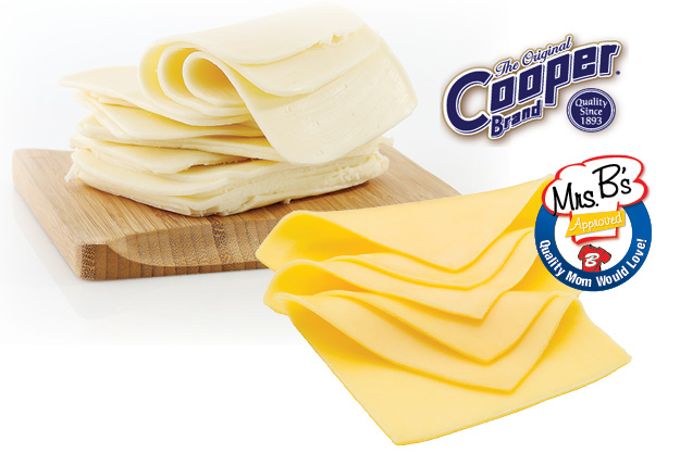 Cooper Sharp Cheese & Mrs. B's White American Cheese