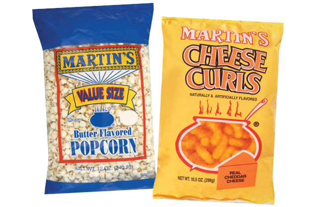 Martin's Popcorn, Tortilla Chips or Cheese Curls