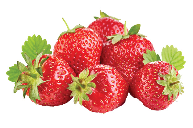 Red Ripe Strawberries 