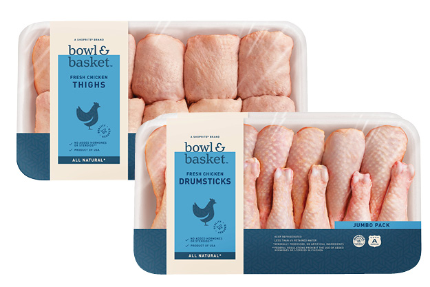 Bowl & Basket Chicken Thighs or Drumsticks 