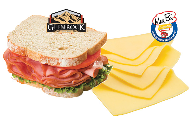Mrs. B's White American Cheese & Glen Rock Ham 