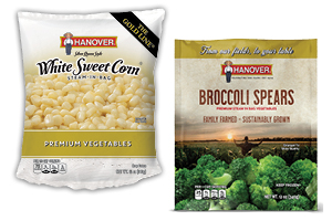 Hanover Gold, Silver or Purple Line Vegetables 