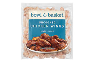 Bowl & Basket Uncooked Chicken Wings