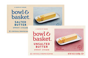 Bowl & Basket Butter Quarters 