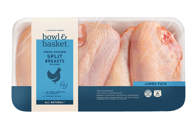 Bowl & Basket Fresh Chicken Split Breasts with Ribs