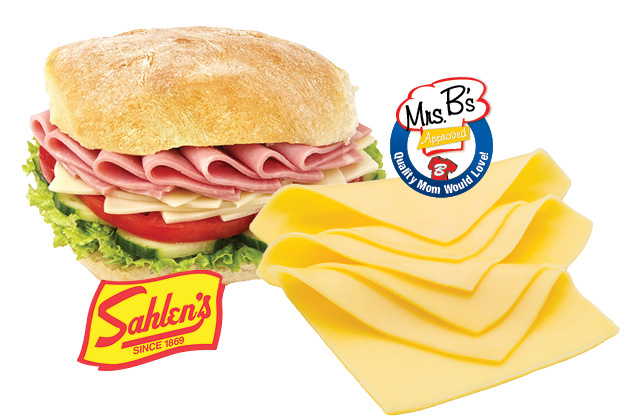 Sahlen's Ham off the Bone & Mrs. B's White American Cheese 