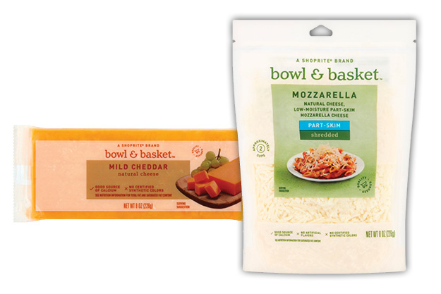 Bowl & Basket Bar or Shredded Cheese