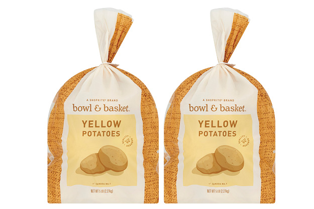 Bowl & Basket Yellow Potatoes 