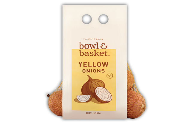 Bowl & Basket Yellow Onions 