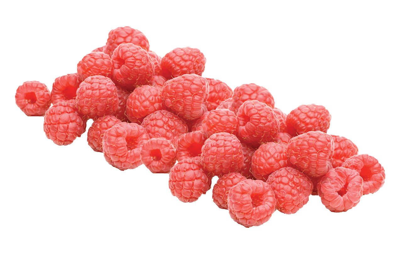 Red Ripe Raspberries