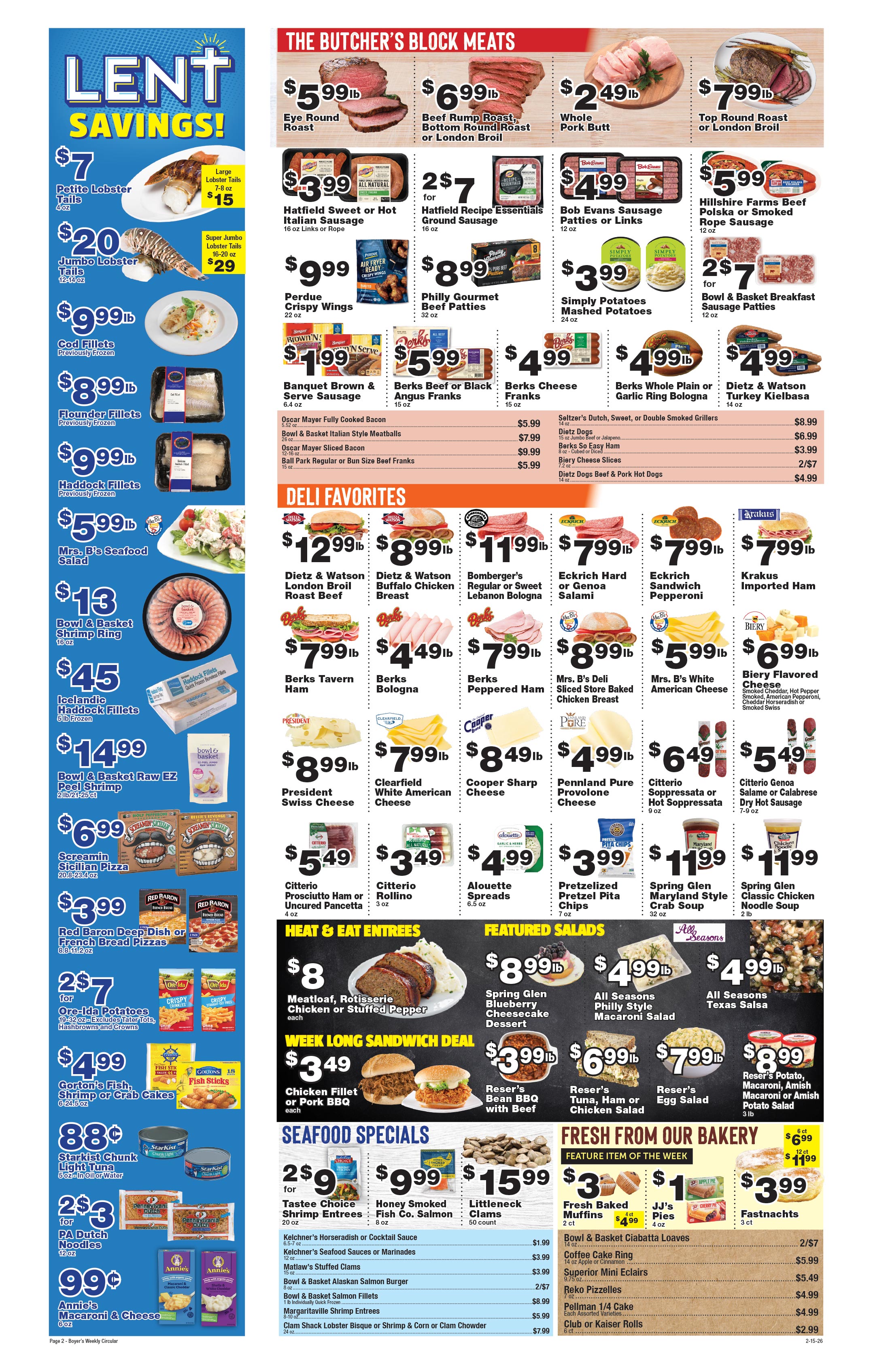 Boyer's Food Market Weekly Ad