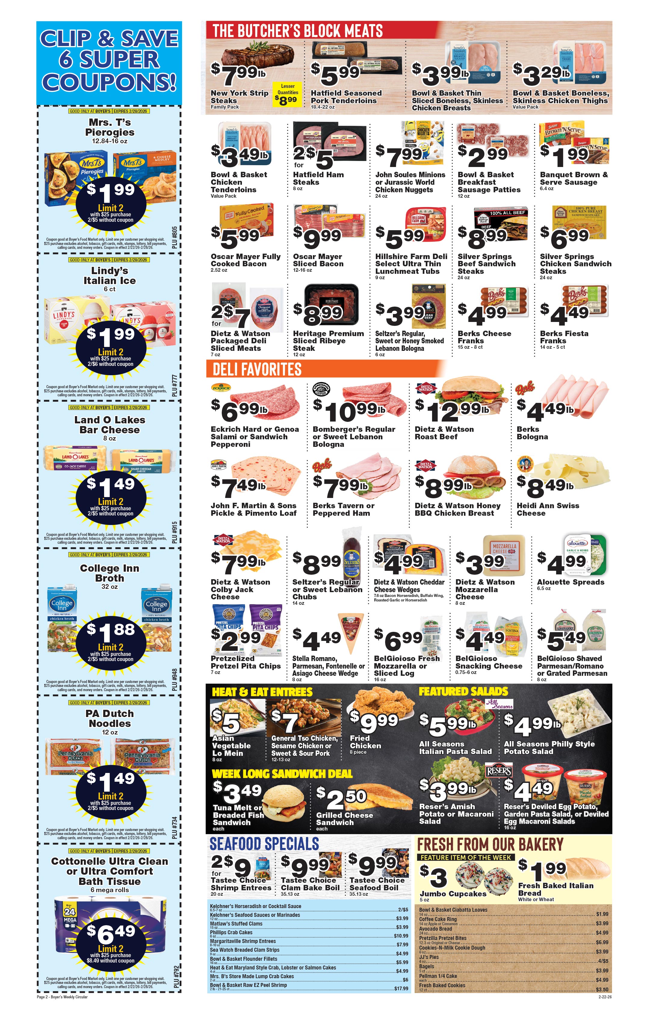 Boyer's Food Market Weekly Ad