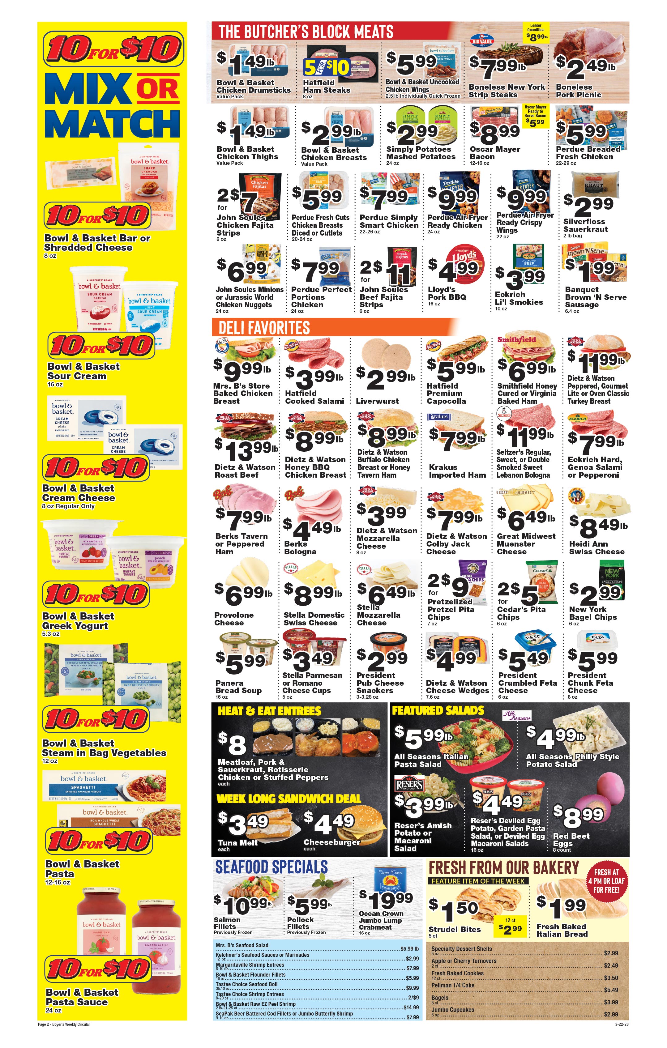 Boyer's Food Market Weekly Ad