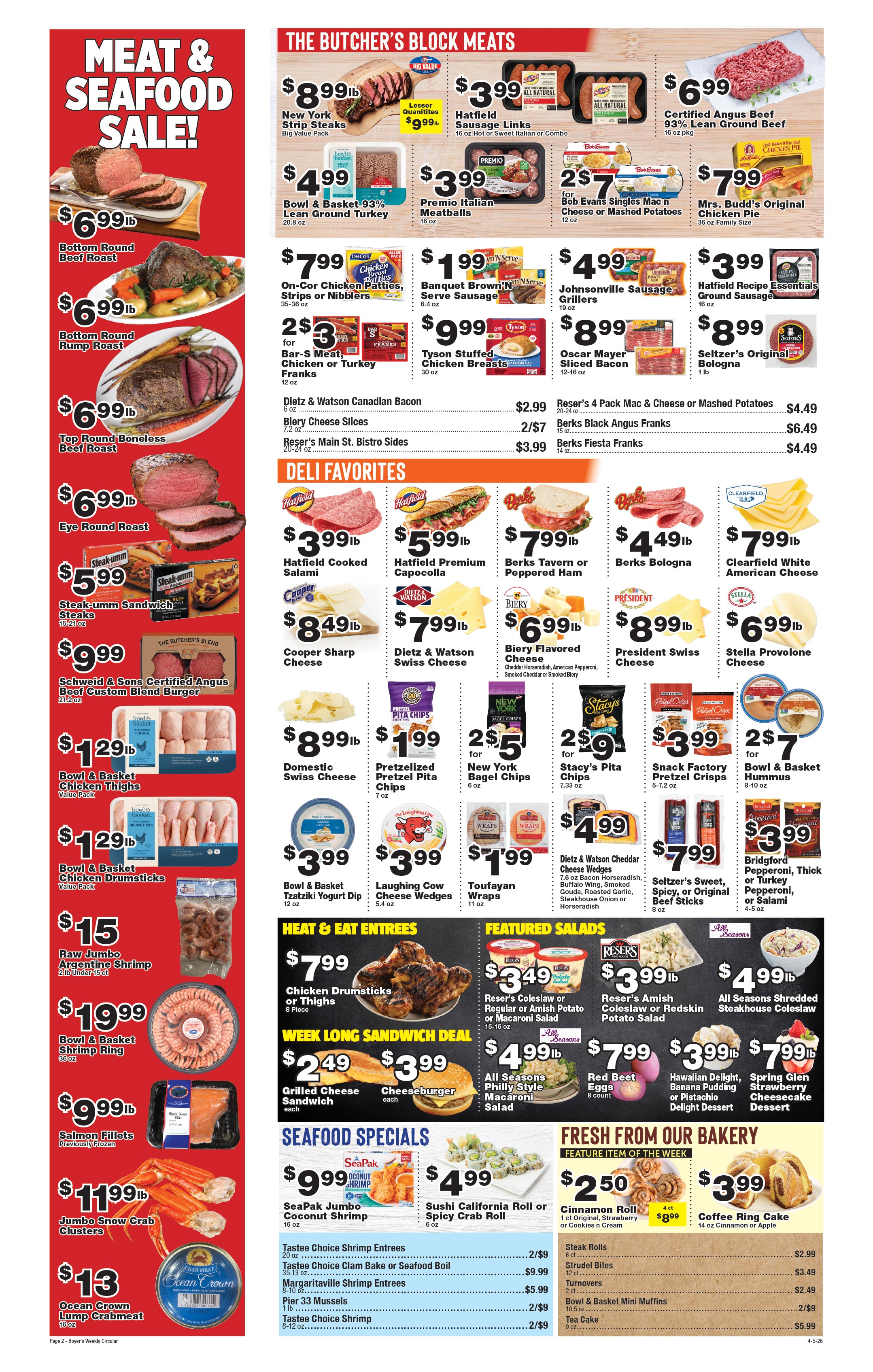 Boyer's Food Market Weekly Ad