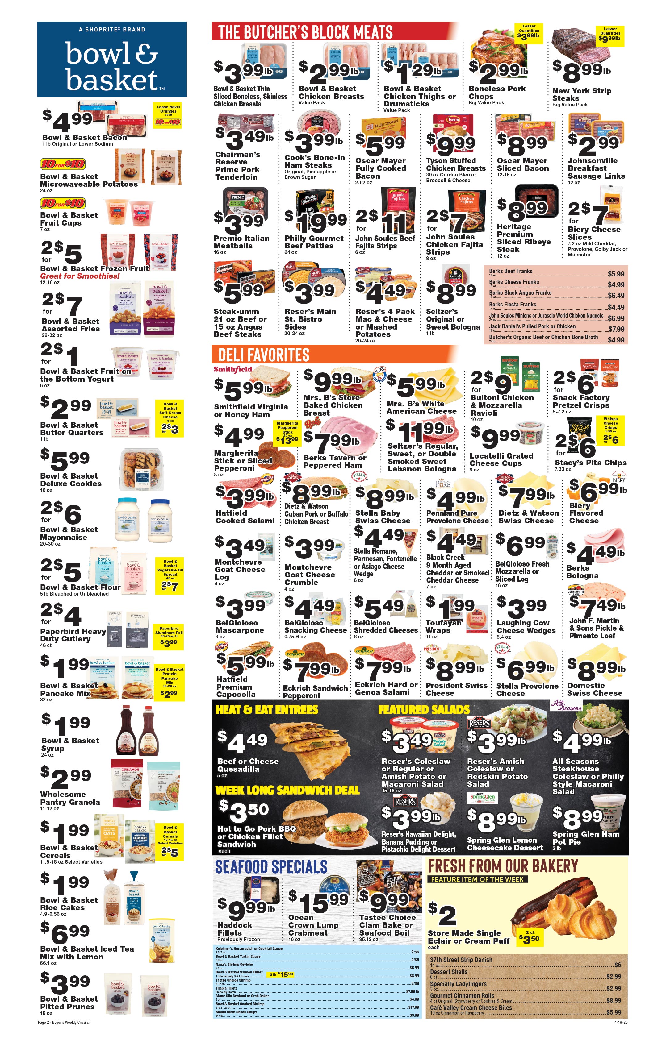 Boyer's Food Market Weekly Ad