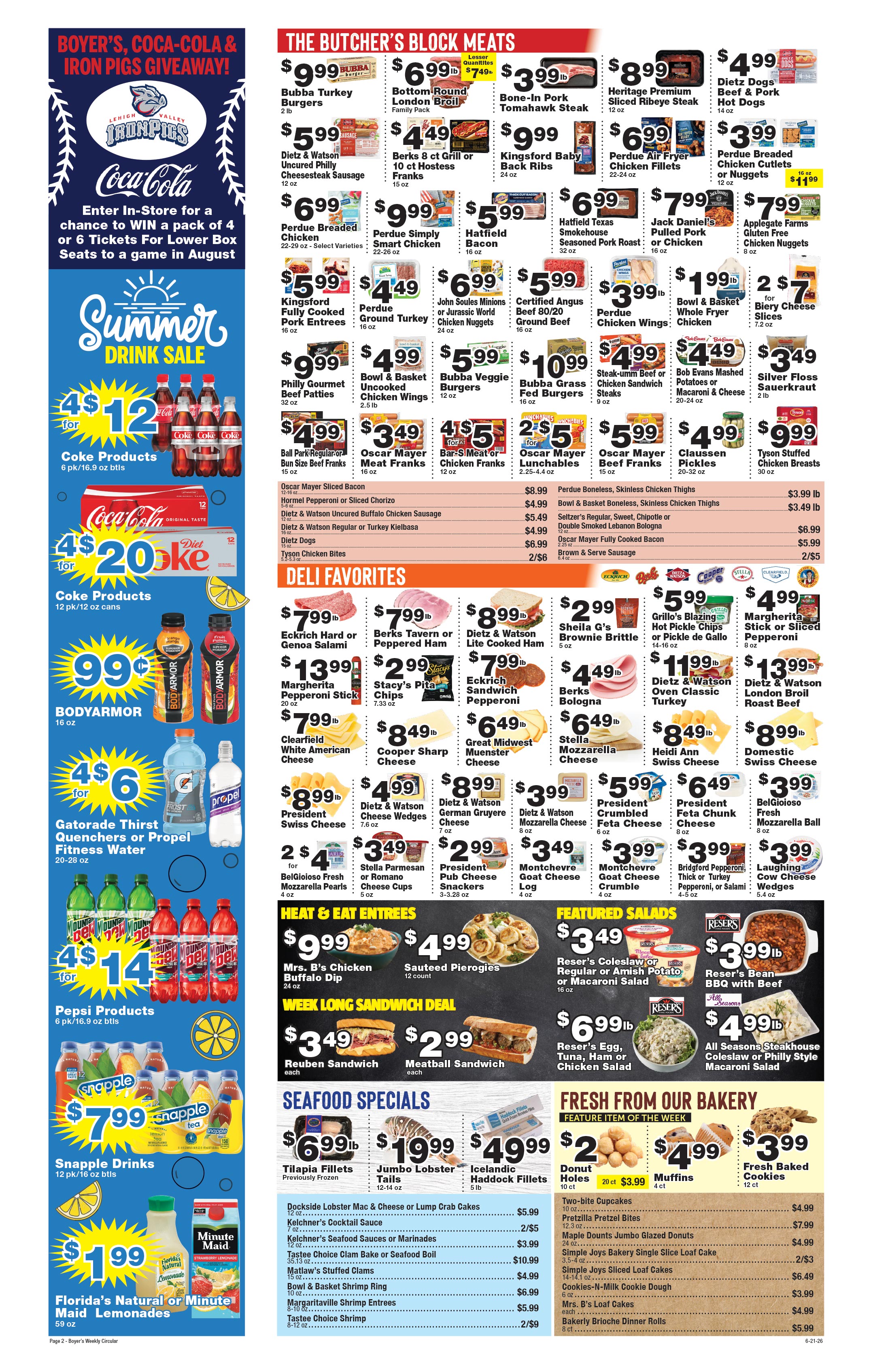 Boyer's Food Market Weekly Ad