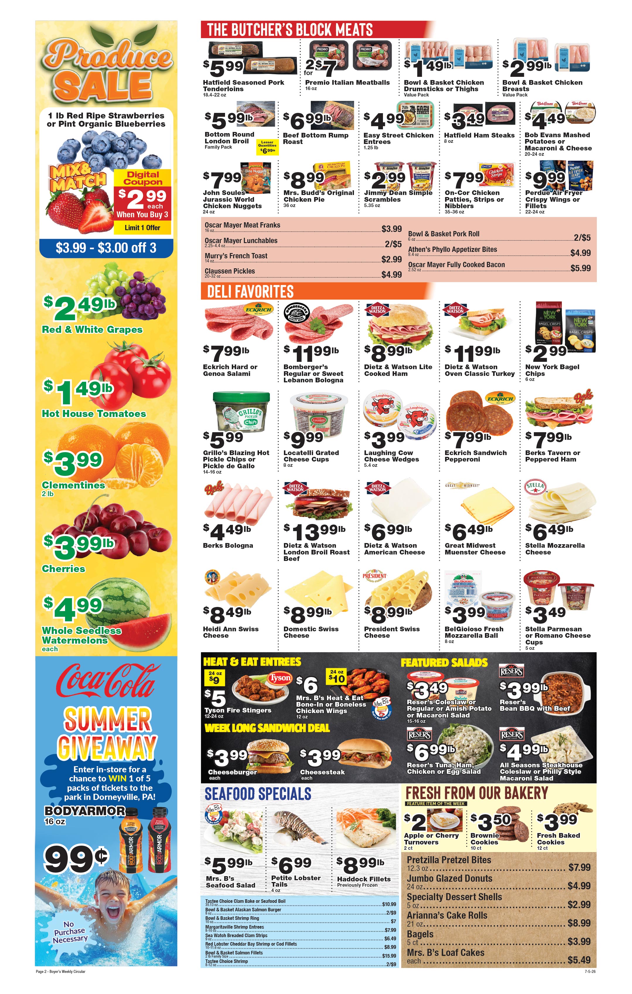 Boyer's Food Market Weekly Ad