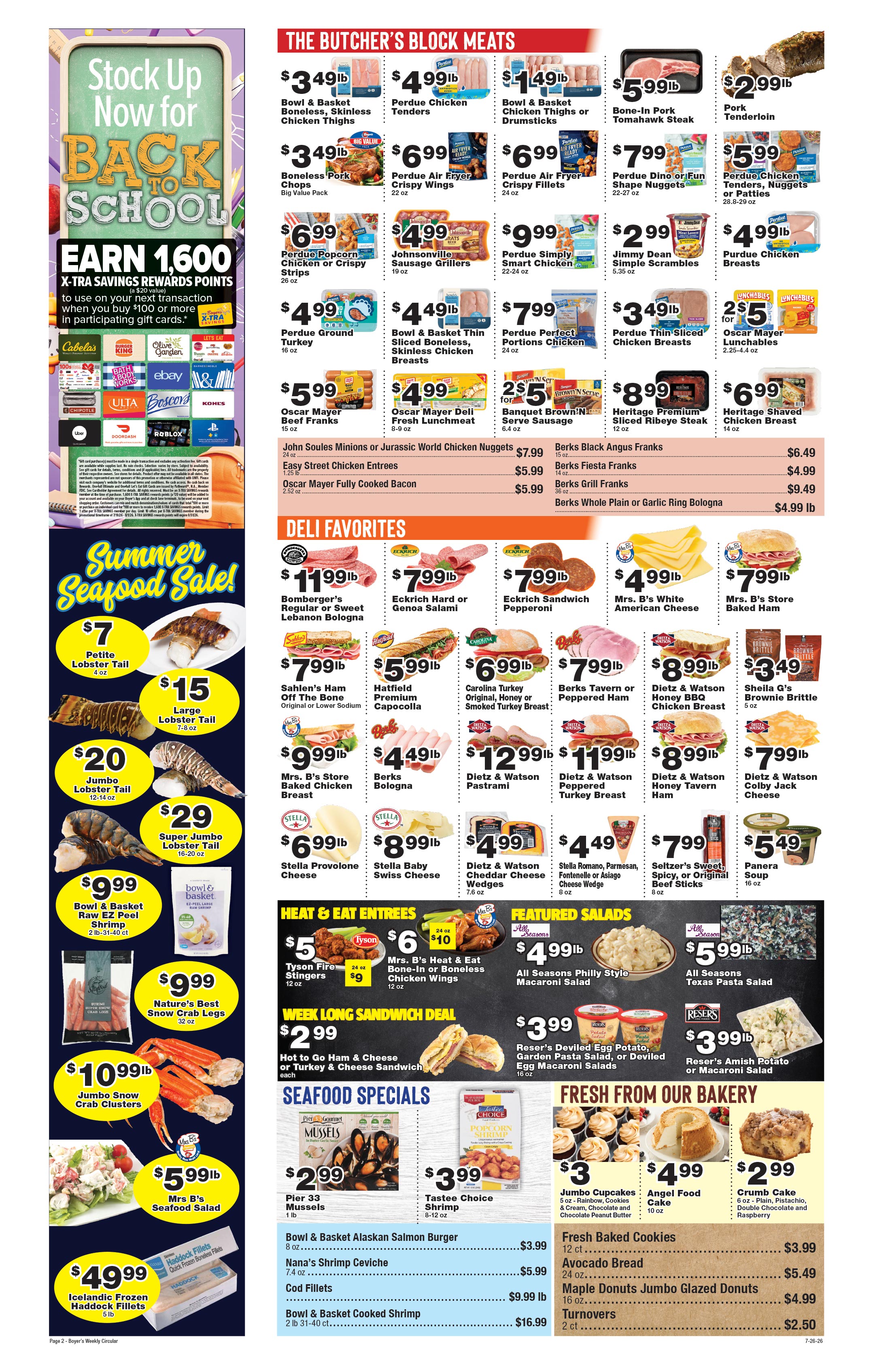 Boyer's Food Market Weekly Ad