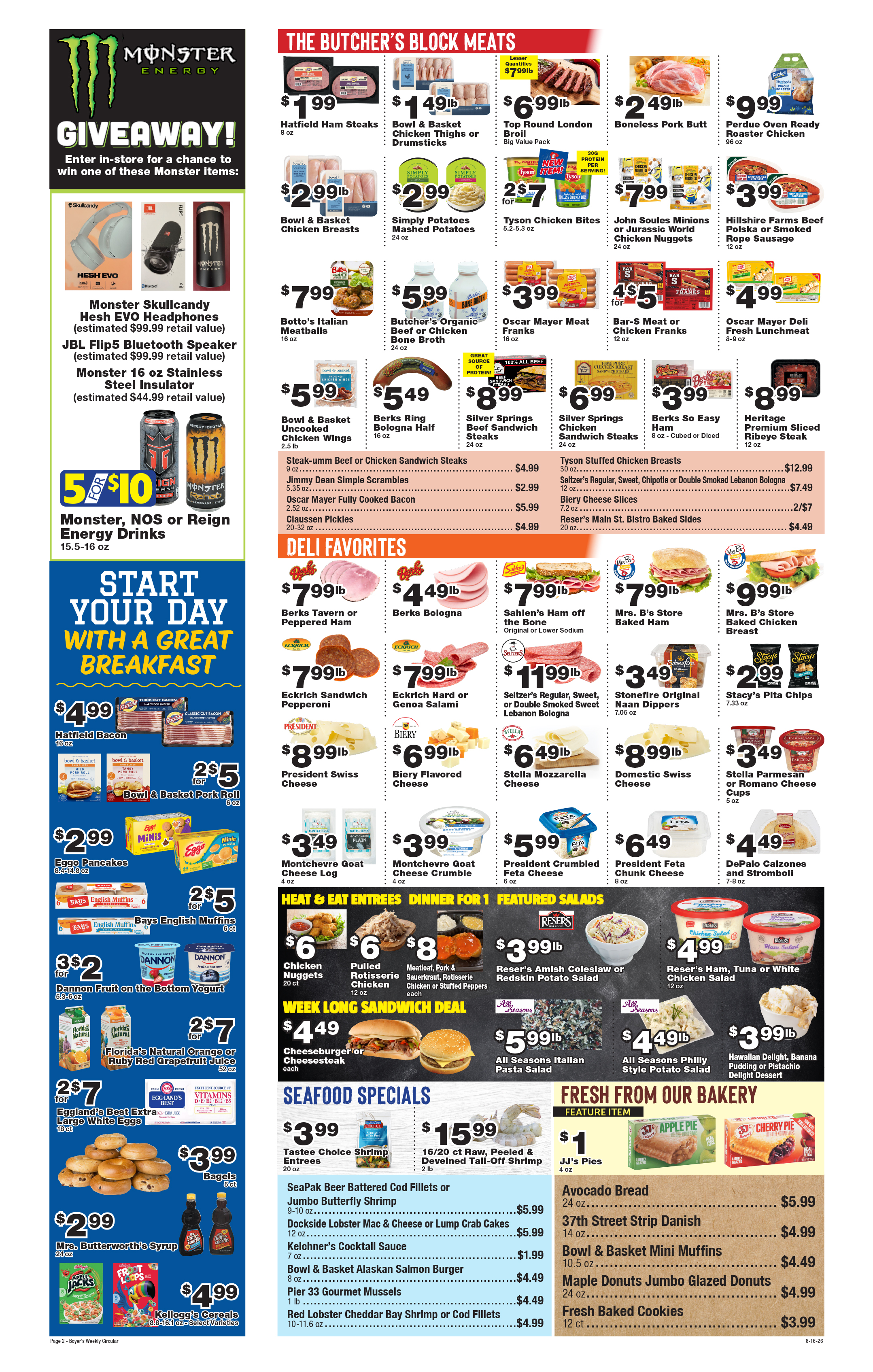 Boyer's Food Market Weekly Ad