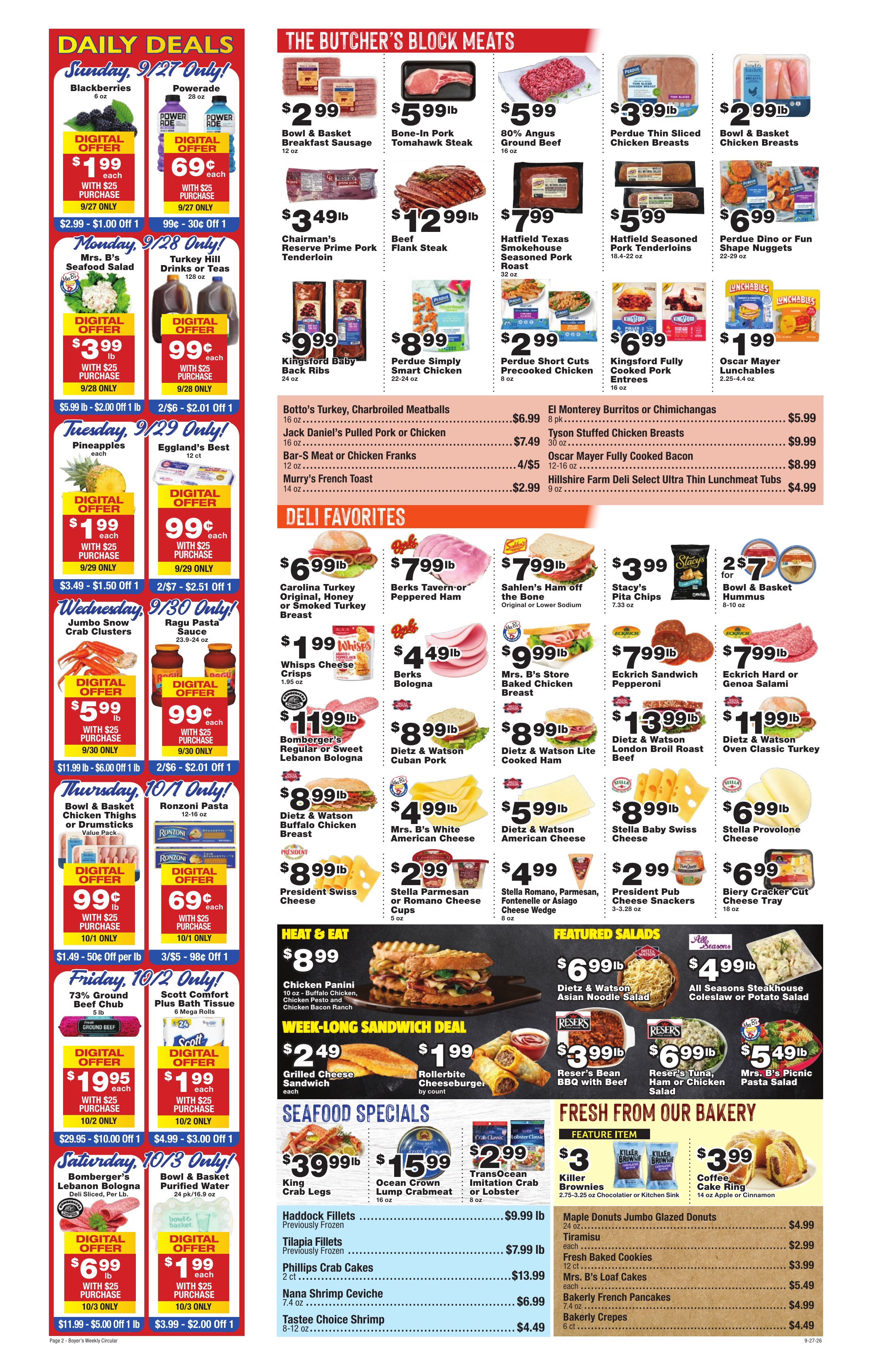 Boyer's Food Market Weekly Ad