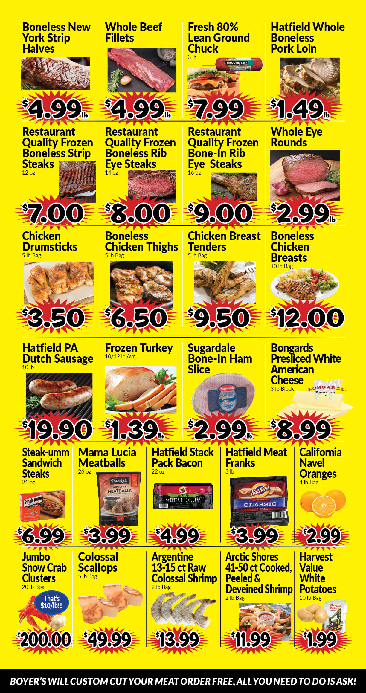 3 Day Truckload Meat Sale Boyer's Food Markets